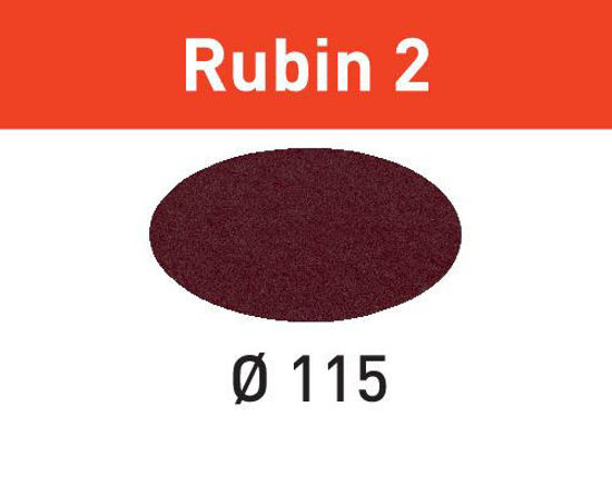 Picture of Abrasive sheet Rubin 2 STF D115 P80 RU2/50